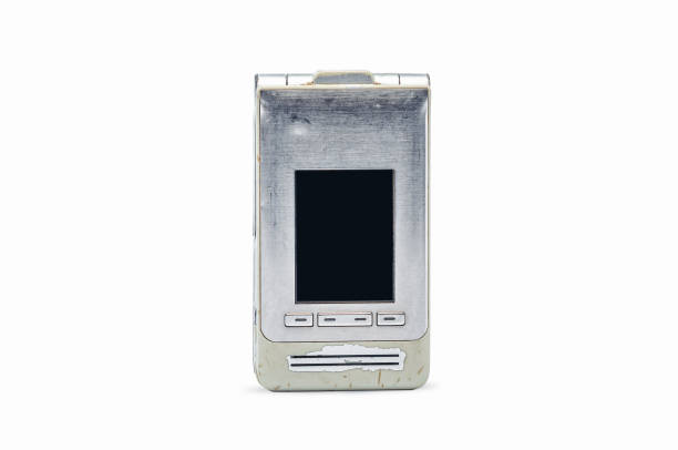 A phone that just fell to the ground with a broken screen. The fall was so great that pieces of the screen blew off revealing the metal of the structure