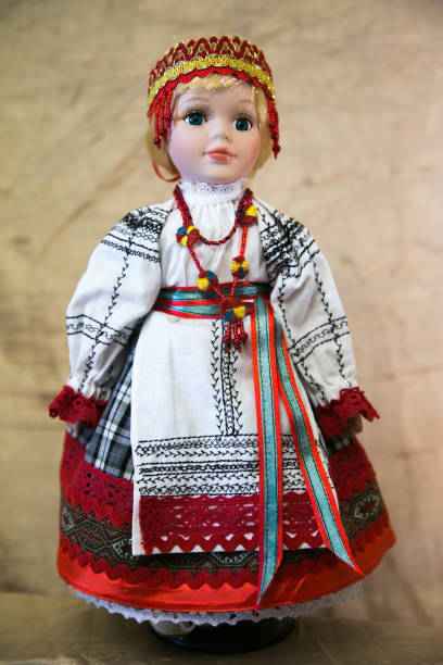 istock Doll in traditional Russian folk costume 2203484181