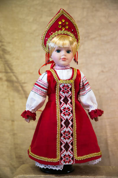 Doll in traditional Russian folk costume