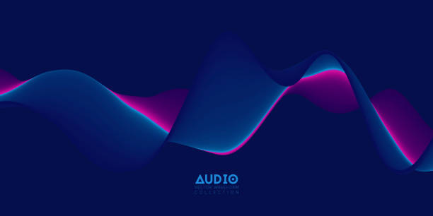 istock Gradient sound wave abstract background. Colorful flow of music wave. Vector vibrant fluid splash. 2203485216