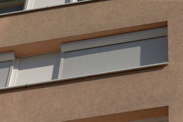 istock A detailed closeup view of a building featuring numerous windows 2203509132