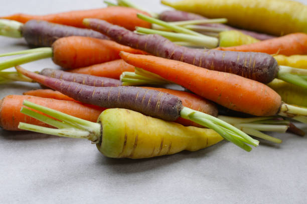 istock Fresh carrot vegetables, Ripe carrots 2203514480