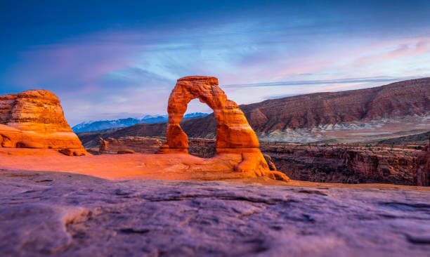 istock Delicate Arch at Sunset in Arches National Park 2203519560