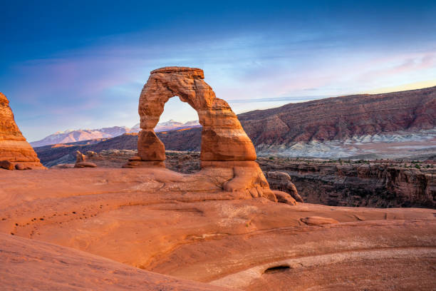 istock Delicate Arch at Sunset in Arches National Park 2203519843