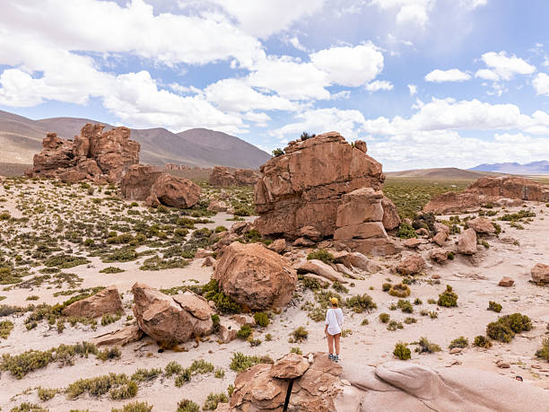 istock Woman Exploring Breathtaking Desert Landscape 2203530092