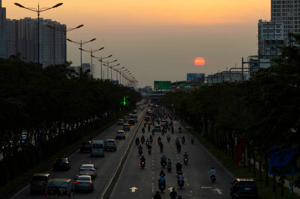 istock Sunset in Ho Chi Minh City 2203542978