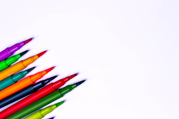 istock Set of multicoloured markers 2203545439