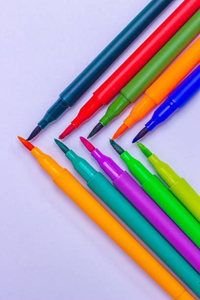 istock Set of multicoloured markers 2203545494