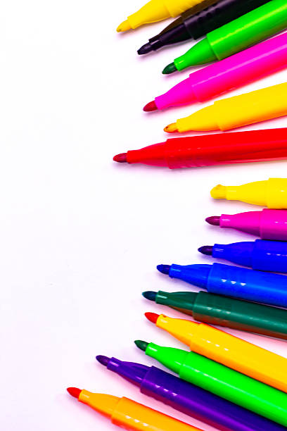 istock Set of multicoloured markers 2203546084