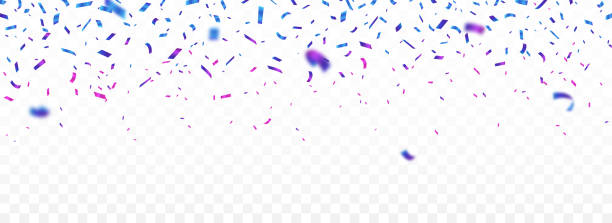 istock Colorful Confetti celebrations design isolated on transparent background 2203549091