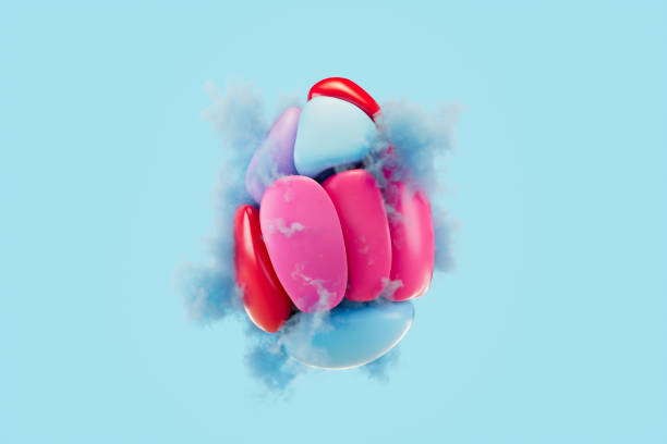 A digitally generated image featuring an Easter egg composed of smooth, soft stones, symbolizing harmony, nature, and the festive spirit of Easter. This unique and organic design blends tradition with natural aesthetics, making it ideal for eco-friendly themes, seasonal decorations, and creative holiday visuals.