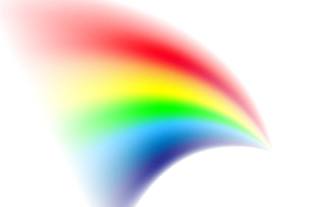 istock A bright, semi-transparent rainbow fades into a misty white background, giving an ethereal and serene feel. Perfect for fantasy and dreamy designs. 2203549972