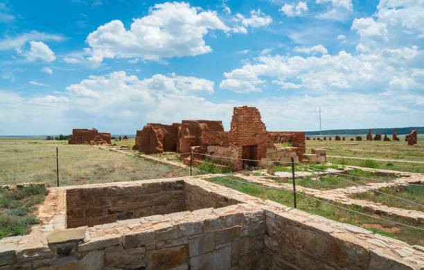 istock Stone and Adobe Ruins at Fort Union National Monument 2203550194