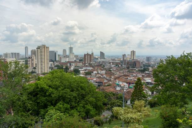 istock Panoramic view of Cali, Colombia skyline. 2203551790