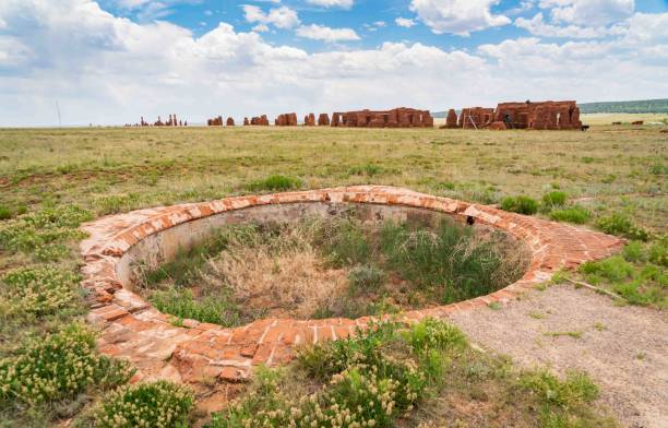 istock Brick Ruins at Fort Union National Monument 2203551872