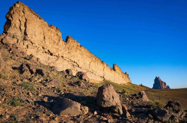 istock Shiprock Monadnock Formation in New Mexico 2203555479