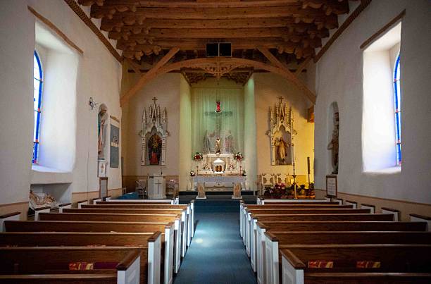 istock Inside San Miguel de Socorro in New Mexico 2203556436