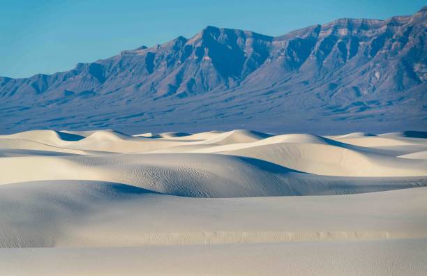 istock Mountain Range and Dunes at White Sands National Park 2203560487