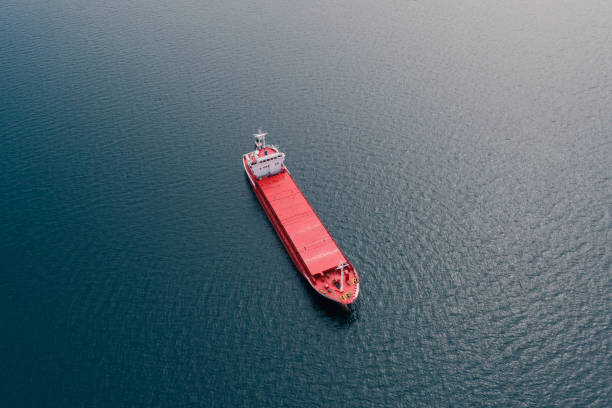 istock Cargo ship in Northern Europe 2203561392