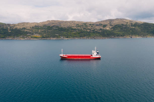 istock Cargo ship in Northern Europe 2203561408