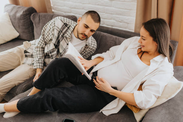 istock Young couple enjoying weekend at home 2203561761