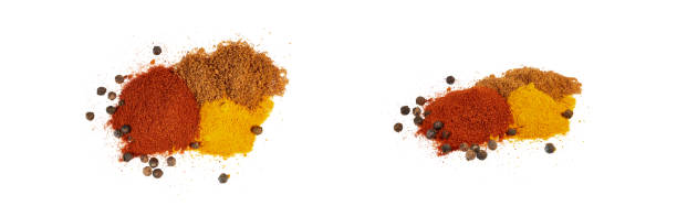 istock pile of different colorful spices isolated on white 2203569276