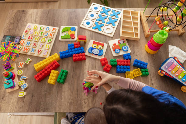 istock Sensory Toy Fun with Nurse 2203575888