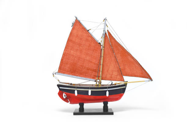 maquette de bateau breton en bois