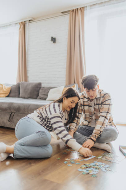 istock Enjoying leisure games at home 2203581788