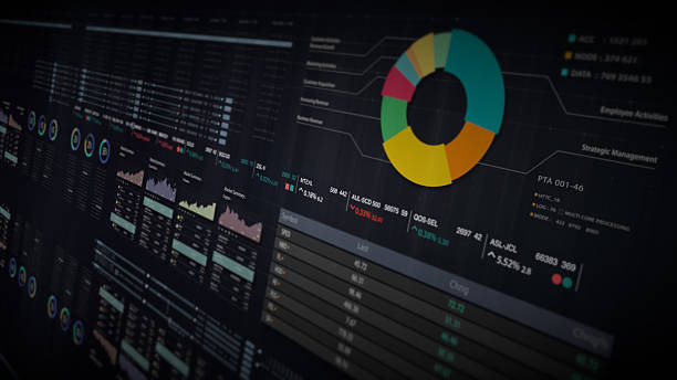 istock Business Infographic Showcase Presentation Display 2203591801