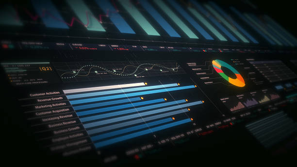 istock Business Infographic Showcase Presentation Display 2203591867