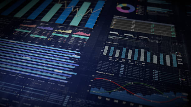 istock Business Infographic Showcase Presentation Display 2203591926