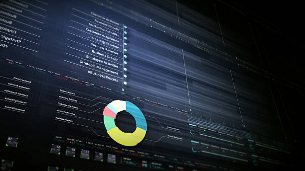 istock Business Infographic Showcase Presentation Display 2203591946