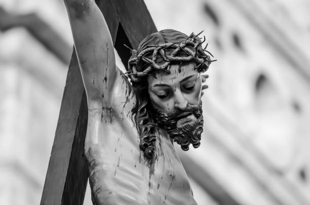istock Christ Crucified Step, Holy Week Procession, Holy Thursday, Valladolid. 2203595199