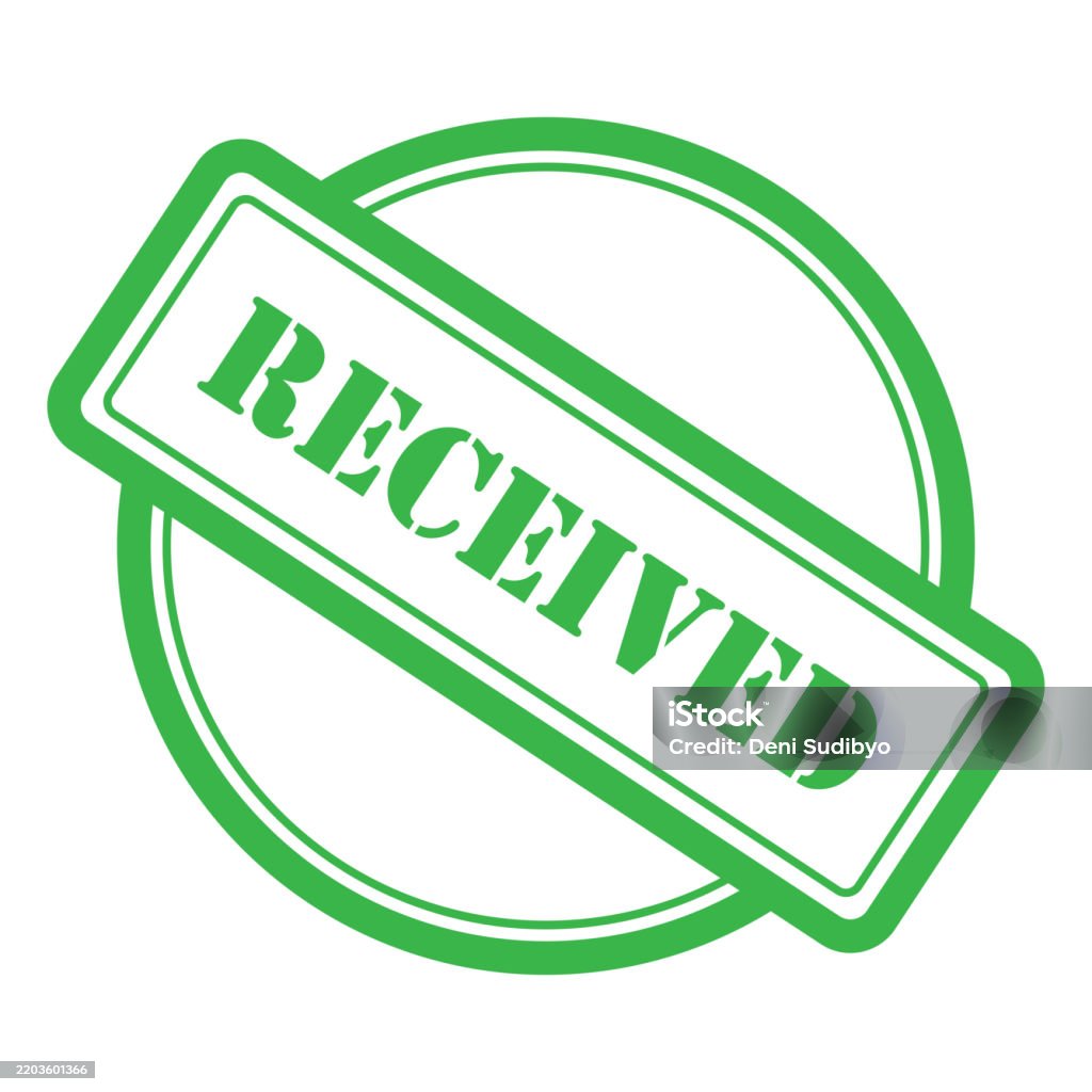 Received Stamp Graphic Design Vector Element Templates Simple And ...