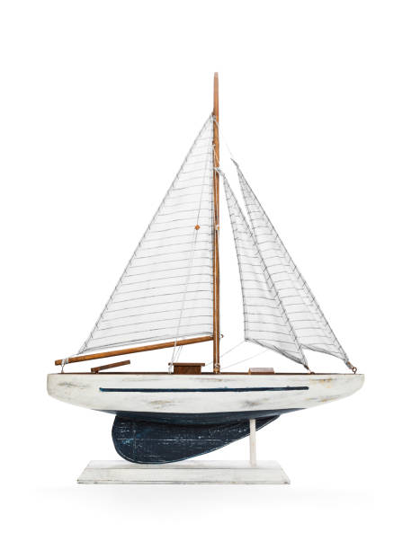 istock Sailing Yacht isolated on white background 2203602378