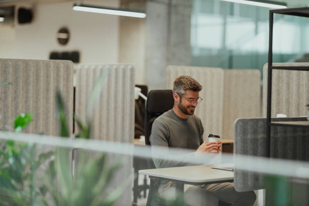 istock Modern Businessman Working in Contemporary Office Space 2203605561