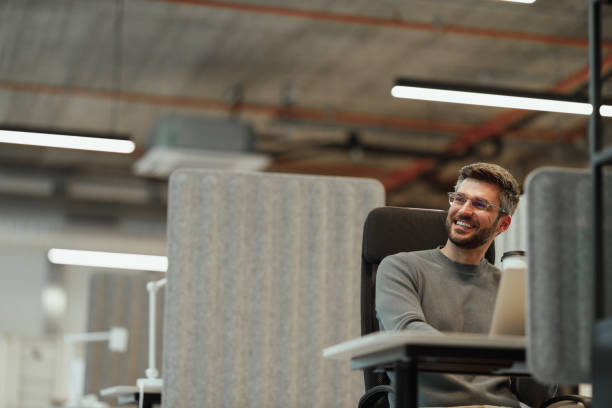 istock Modern Businessman Working in Contemporary Office Space 2203605567