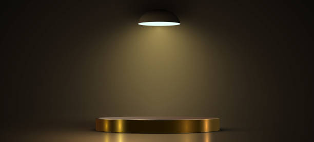 istock Abstract scene background. Product presentation, mock up, winner, Podium, stage pedestal or platform. 2203609111