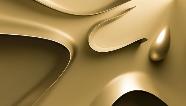 istock Illustration of a golden background with textured surface and effects 2203609544