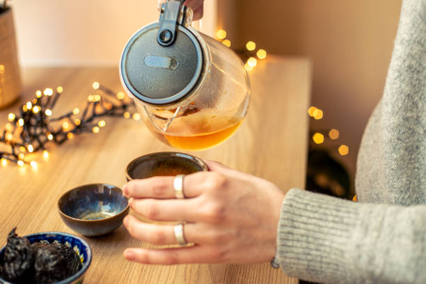 istock Tea ceremony. Professional tea brewing. Tea. Meditation with tea. 2203618871