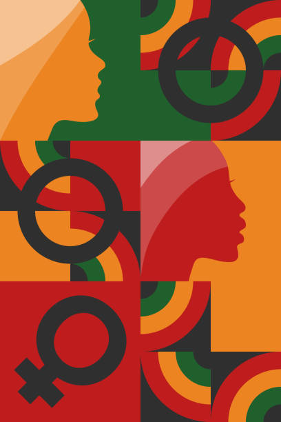istock Women's History Month. Celebrated annual in March, to mark women’s contribution to history. Female symbol. Women's rights. Girl power in world. Poster, postcard, banner. Vector illustration 2203621082