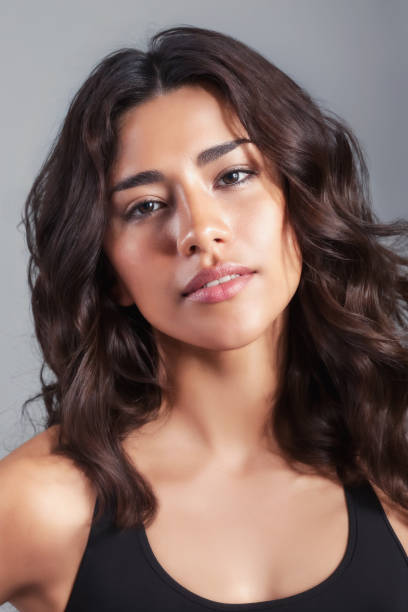 Beautiful Young Hispanic Woman Portrait stock photo