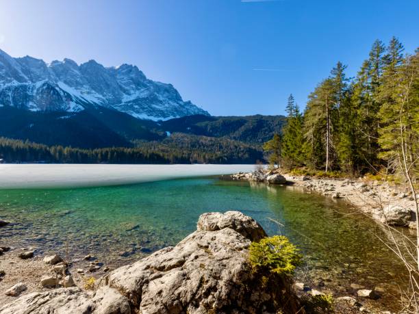 istock Beautiful landscape at the Eibsee lake in Bavaria 2203627656
