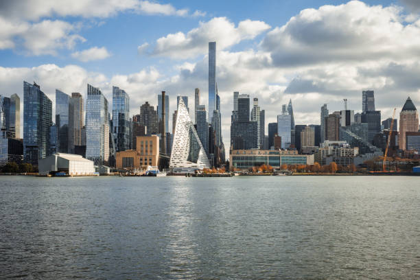 istock view from Hudson river on Husson Yards with manhattan skyline 2203632280