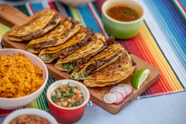 Birria Tacos stock photo