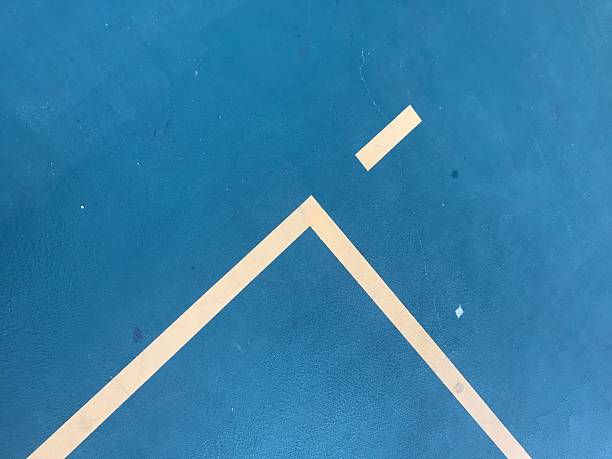 istock Line on the basketball court 2203637258