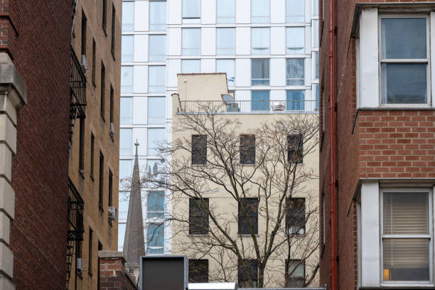 istock Building facades of different styles 2203640835