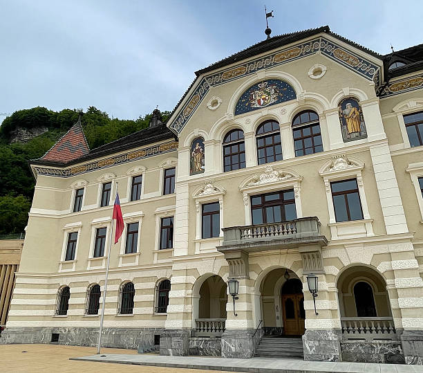 istock The main square in Vaduz, Liechtenstein 2203642780