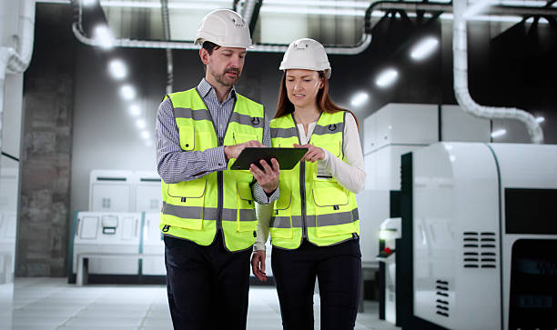 istock Manager Training New Factory Employee 2203656736